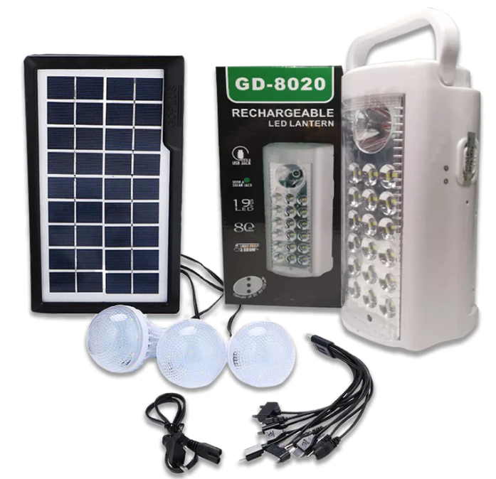 Kit solar de iluminat GDLite GD-8020